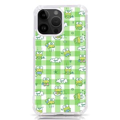 Frog Cartoon Pattern Cloud Animal Cute Seamless Iphone 14 Pro Max Tpu Uv Print Case by Bedest