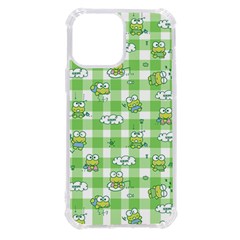 Frog Cartoon Pattern Cloud Animal Cute Seamless Iphone 13 Pro Max Tpu Uv Print Case by Bedest