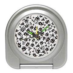 Bacteria Virus Monster Pattern Travel Alarm Clock by Bedest