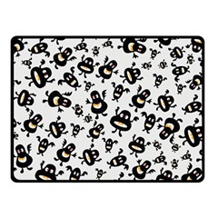 Bacteria Virus Monster Pattern Fleece Blanket (small) by Bedest