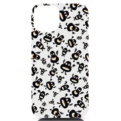 Bacteria Virus Monster Pattern Iphone 14 Black Uv Print Case by Bedest