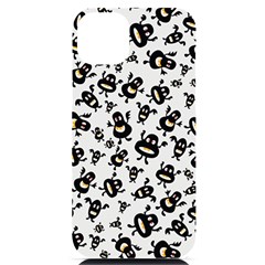 Bacteria Virus Monster Pattern Iphone 14 Plus Black Uv Print Case by Bedest