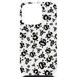 Bacteria Virus Monster Pattern iPhone 14 Pro Black UV Print Case Front