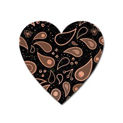 Background Beautiful Decorative Wallpaper Decor Backdrop Digital Graphic Design Trends Unique Style Heart Magnet by Bedest