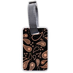 Background Beautiful Decorative Wallpaper Decor Backdrop Digital Graphic Design Trends Unique Style Luggage Tag (one Side) by Bedest