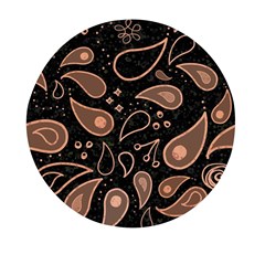 Background Beautiful Decorative Wallpaper Decor Backdrop Digital Graphic Design Trends Unique Style Mini Round Pill Box by Bedest