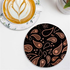 Background Beautiful Decorative Wallpaper Decor Backdrop Digital Graphic Design Trends Unique Style Uv Print Round Tile Coaster by Bedest