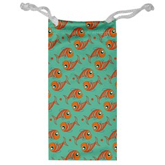 Cute Fish Underwater Sea Ocean Nature Aquarium Goldfish Marine Water Jewelry Bag by Bedest