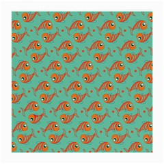 Cute Fish Underwater Sea Ocean Nature Aquarium Goldfish Marine Water Medium Glasses Cloth by Bedest