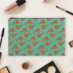 Cute Fish Underwater Sea Ocean Nature Aquarium Goldfish Marine Water Cosmetic Bag (large) by Bedest