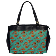 Cute Fish Underwater Sea Ocean Nature Aquarium Goldfish Marine Water Oversize Office Handbag by Bedest