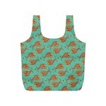 Cute Fish Underwater Sea Ocean Nature Aquarium Goldfish Marine Water Full Print Recycle Bag (S) Back