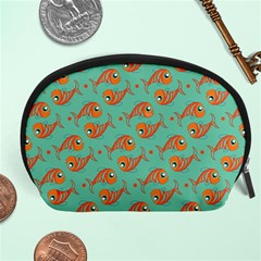 Cute Fish Underwater Sea Ocean Nature Aquarium Goldfish Marine Water Accessory Pouch (large) by Bedest