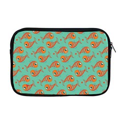 Cute Fish Underwater Sea Ocean Nature Aquarium Goldfish Marine Water Apple Macbook Pro 17  Zipper Case by Bedest