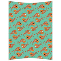 Cute Fish Underwater Sea Ocean Nature Aquarium Goldfish Marine Water Back Support Cushion by Bedest