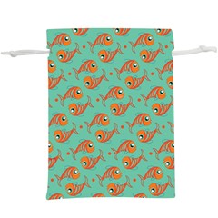 Cute Fish Underwater Sea Ocean Nature Aquarium Goldfish Marine Water Lightweight Drawstring Pouch (xl) by Bedest