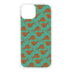 Cute Fish Underwater Sea Ocean Nature Aquarium Goldfish Marine Water Iphone 13 Tpu Uv Print Case by Bedest