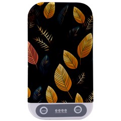 Gold Yellow Leaves Fauna Dark Background Dark Black Background Black Nature Forest Texture Wall Wall Sterilizers