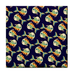 Fish Abstract Animal Art Nature Texture Water Pattern Marine Life Underwater Aquarium Aquatic Tile Coaster by Bedest