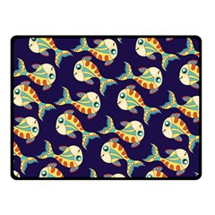 Fish Abstract Animal Art Nature Texture Water Pattern Marine Life Underwater Aquarium Aquatic Fleece Blanket (small) by Bedest