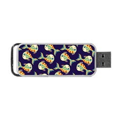 Fish Abstract Animal Art Nature Texture Water Pattern Marine Life Underwater Aquarium Aquatic Portable Usb Flash (one Side) by Bedest