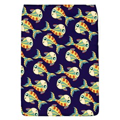 Fish Abstract Animal Art Nature Texture Water Pattern Marine Life Underwater Aquarium Aquatic Removable Flap Cover (l) by Bedest