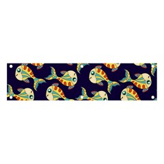 Fish Abstract Animal Art Nature Texture Water Pattern Marine Life Underwater Aquarium Aquatic Banner And Sign 4  X 1  by Bedest