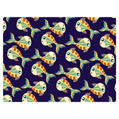 Fish Abstract Animal Art Nature Texture Water Pattern Marine Life Underwater Aquarium Aquatic Two Sides Premium Plush Fleece Blanket (baby Size) by Bedest