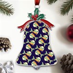 Fish Abstract Animal Art Nature Texture Water Pattern Marine Life Underwater Aquarium Aquatic Metal Holly Leaf Bell Ornament Front