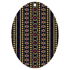 Background Art Pattern Design Uv Print Acrylic Ornament Oval