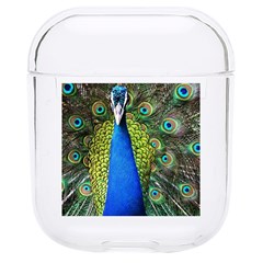 Peacock Bird Feathers Pheasant Nature Animal Texture Pattern Hard Pc Airpods 1/2 Case