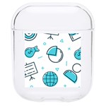 Pattern Business Graphics Seamless Background Texture Desktop Design Concept Geometric Hard PC AirPods 1/2 Case Front