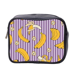 Pattern Bananas Fruit Tropical Seamless Texture Graphics Mini Toiletries Bag (two Sides) by Bedest