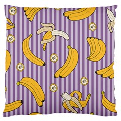 Pattern Bananas Fruit Tropical Seamless Texture Graphics Standard Premium Plush Fleece Cushion Case (two Sides) by Bedest