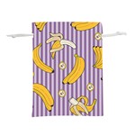 Pattern Bananas Fruit Tropical Seamless Texture Graphics Lightweight Drawstring Pouch (S) Back