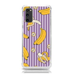 Pattern Bananas Fruit Tropical Seamless Texture Graphics Samsung Galaxy S20 6 2 Inch Tpu Uv Case by Bedest