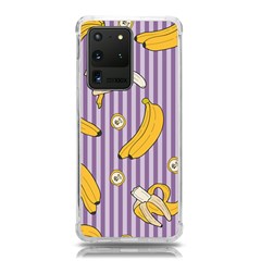 Pattern Bananas Fruit Tropical Seamless Texture Graphics Samsung Galaxy S20 Ultra 6 9 Inch Tpu Uv Case by Bedest