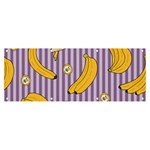 Pattern Bananas Fruit Tropical Seamless Texture Graphics Banner and Sign 8  x 3  Front