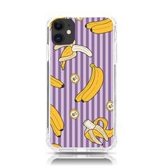 Pattern Bananas Fruit Tropical Seamless Texture Graphics Iphone 11 Tpu Uv Print Case by Bedest