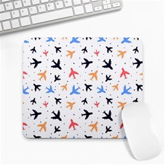 Airplane Pattern Plane Aircraft Fabric Style Simple Seamless Large Mousepad by Bedest