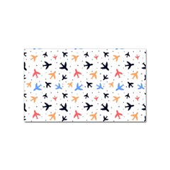 Airplane Pattern Plane Aircraft Fabric Style Simple Seamless Sticker Rectangular (10 Pack) by Bedest