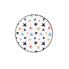 Airplane Pattern Plane Aircraft Fabric Style Simple Seamless Hat Clip Ball Marker by Bedest