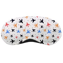 Airplane Pattern Plane Aircraft Fabric Style Simple Seamless Sleep Mask by Bedest