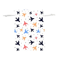 Airplane Pattern Plane Aircraft Fabric Style Simple Seamless Lightweight Drawstring Pouch (s) by Bedest