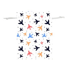 Airplane Pattern Plane Aircraft Fabric Style Simple Seamless Lightweight Drawstring Pouch (l) by Bedest