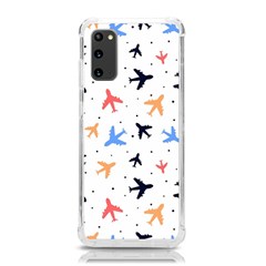 Airplane Pattern Plane Aircraft Fabric Style Simple Seamless Samsung Galaxy S20 6 2 Inch Tpu Uv Case by Bedest