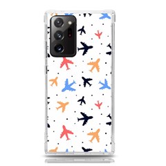 Airplane Pattern Plane Aircraft Fabric Style Simple Seamless Samsung Galaxy Note 20 Ultra Tpu Uv Case by Bedest