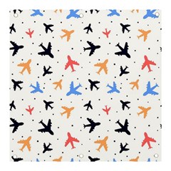 Airplane Pattern Plane Aircraft Fabric Style Simple Seamless Banner And Sign 3  X 3  by Bedest