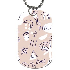 Abstract Leaf Nature Natural Beautiful Summer Pattern Dog Tag (two Sides) by Bedest