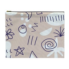 Abstract Leaf Nature Natural Beautiful Summer Pattern Cosmetic Bag (xl) by Bedest